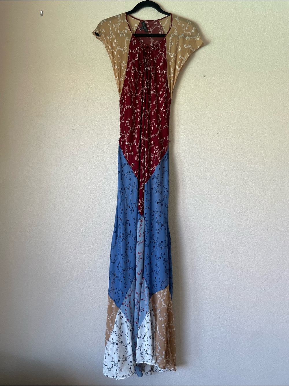 rag & bone Sam Patchwork Floral Maxi Dress Small - Picture 3 of 14